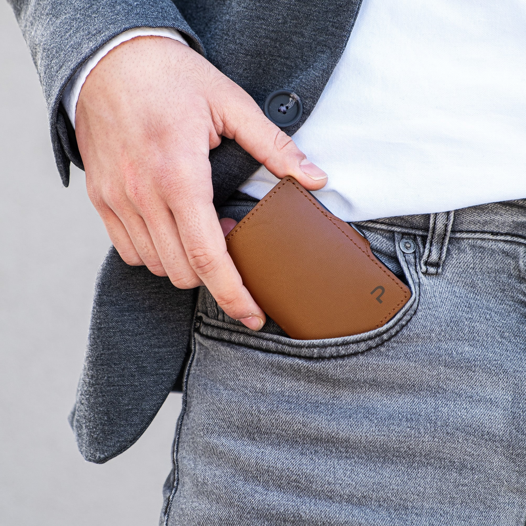KLIK Mini with Coin Purse Mirum Cognac
