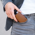 KLIK Minimal SLIM without coin pocket Mirum Cognac