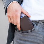 KLIK Classic with XL Coin Pocket Brown Leather