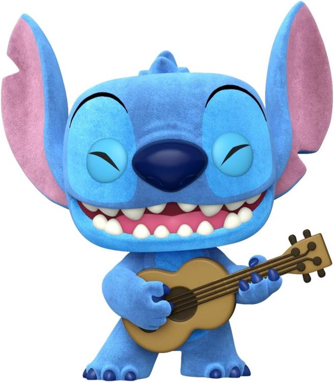 Funko Pop! + Tees Disney Lilo & Stitch Flocked Figure - T-Shirt S New