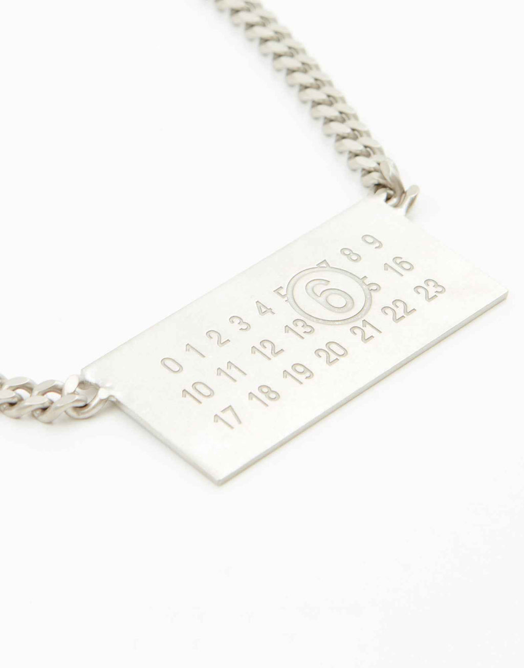 MM6 MAISON MARGIELA Collana in Palladio Burattato