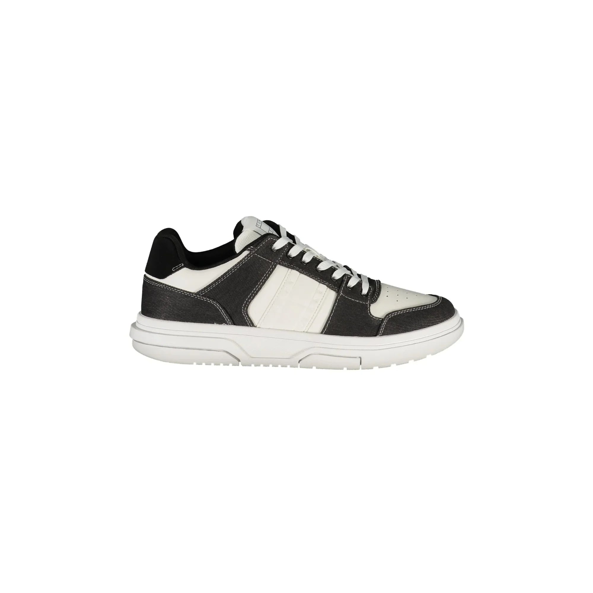TOMMY HILFIGER Men's Black Sneakers with Contrast Details