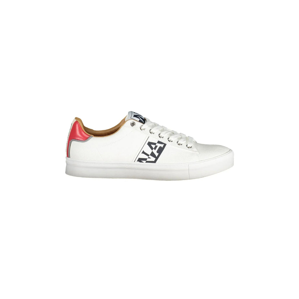 NAPAPIJRI SHOES Scarpe Sneakers Uomo Bianche con Dettagli a Contrasto
