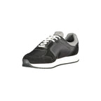 CALVIN KLEIN Sneakers Uomo Nere con Dettagli Grigi e Bianchi