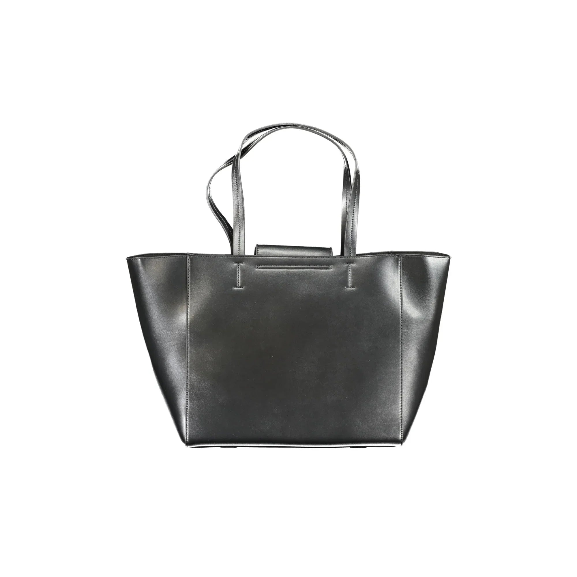 CALVIN KLEIN Women's Black Shoulder Bag with Long Handles