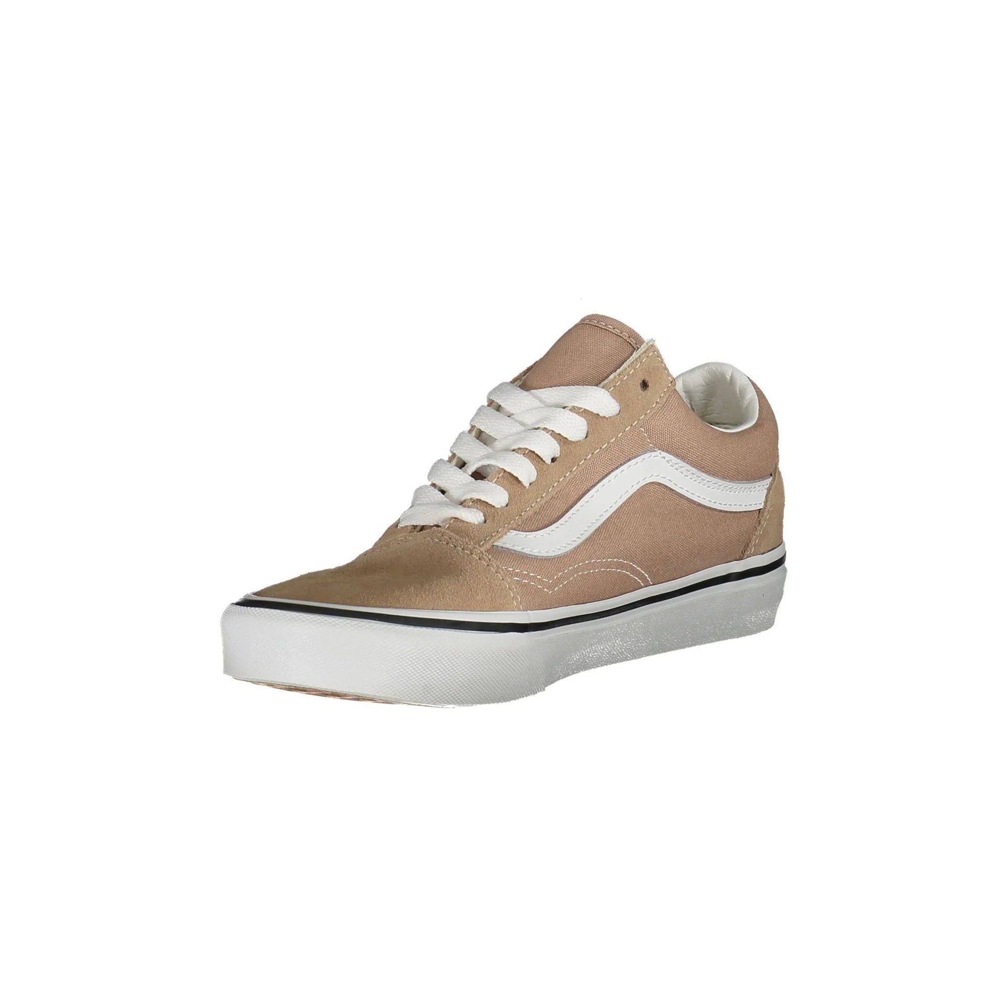 VANS Women's Beige Old Skool Sneakers with Contrast Details