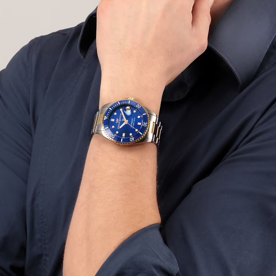Philip Watch Caribe Diving R82 blue two-tone