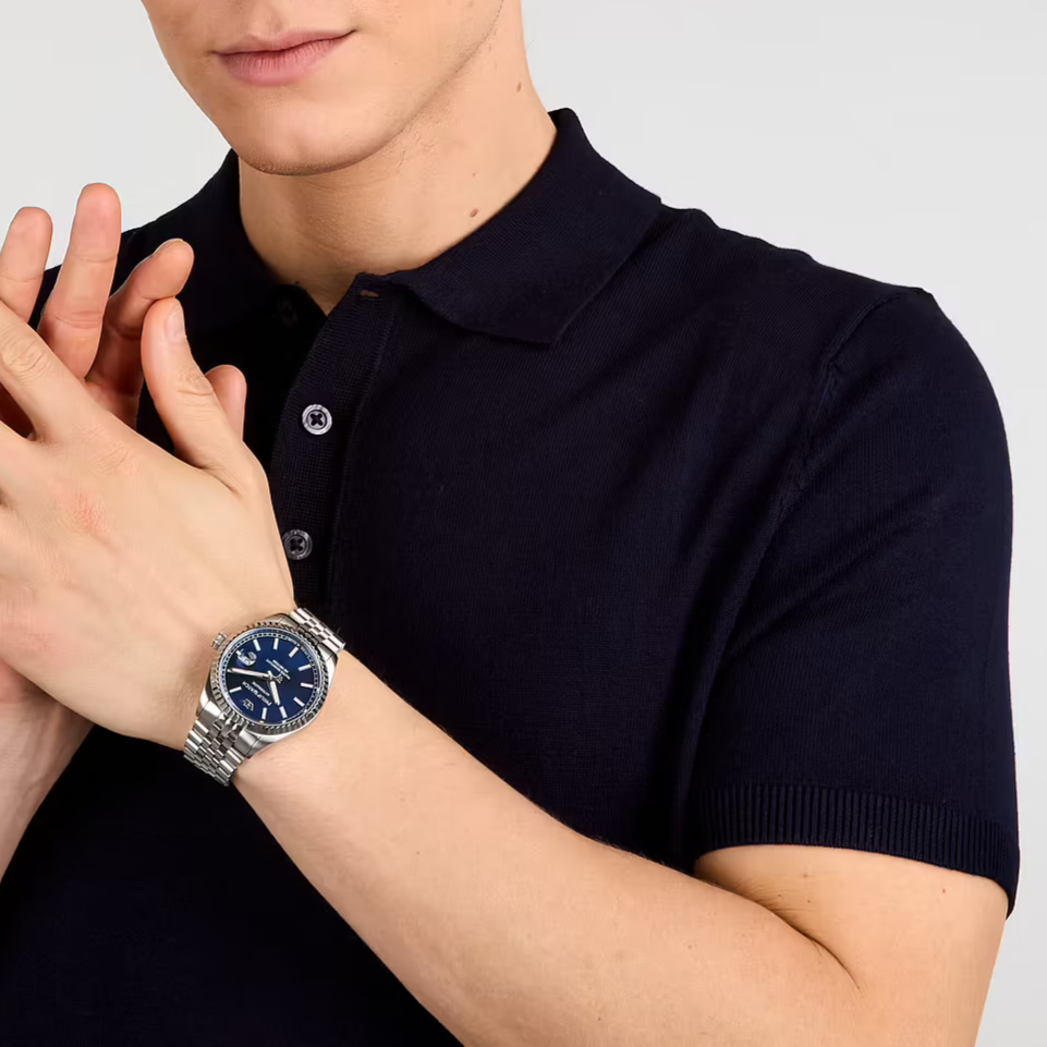 Philip Watch Caribe Automatic Blue R822 Date Jubilee