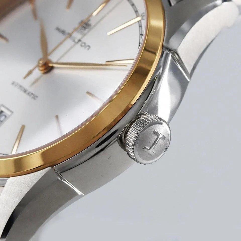 Hamilton American Classic H42425151 - Elegant automatic with silver dial and rose PVD case