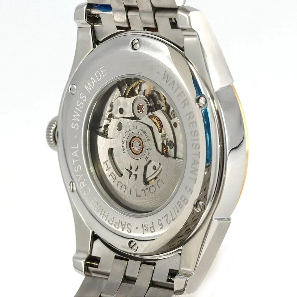 Hamilton American Classic H42425151 - Elegant automatic with silver dial and rose PVD case