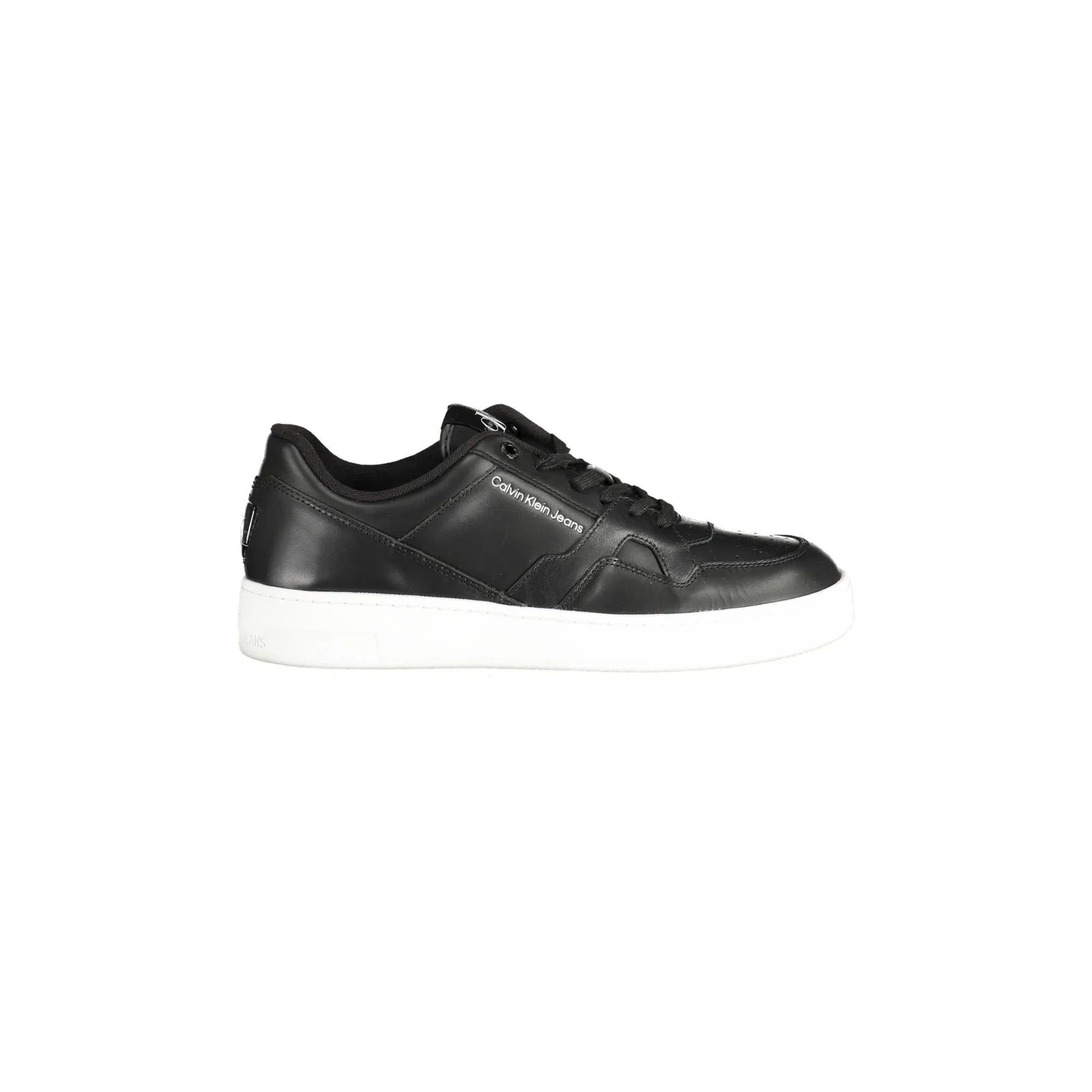 CALVIN KLEIN Men's Black Sneakers with Contrast Details