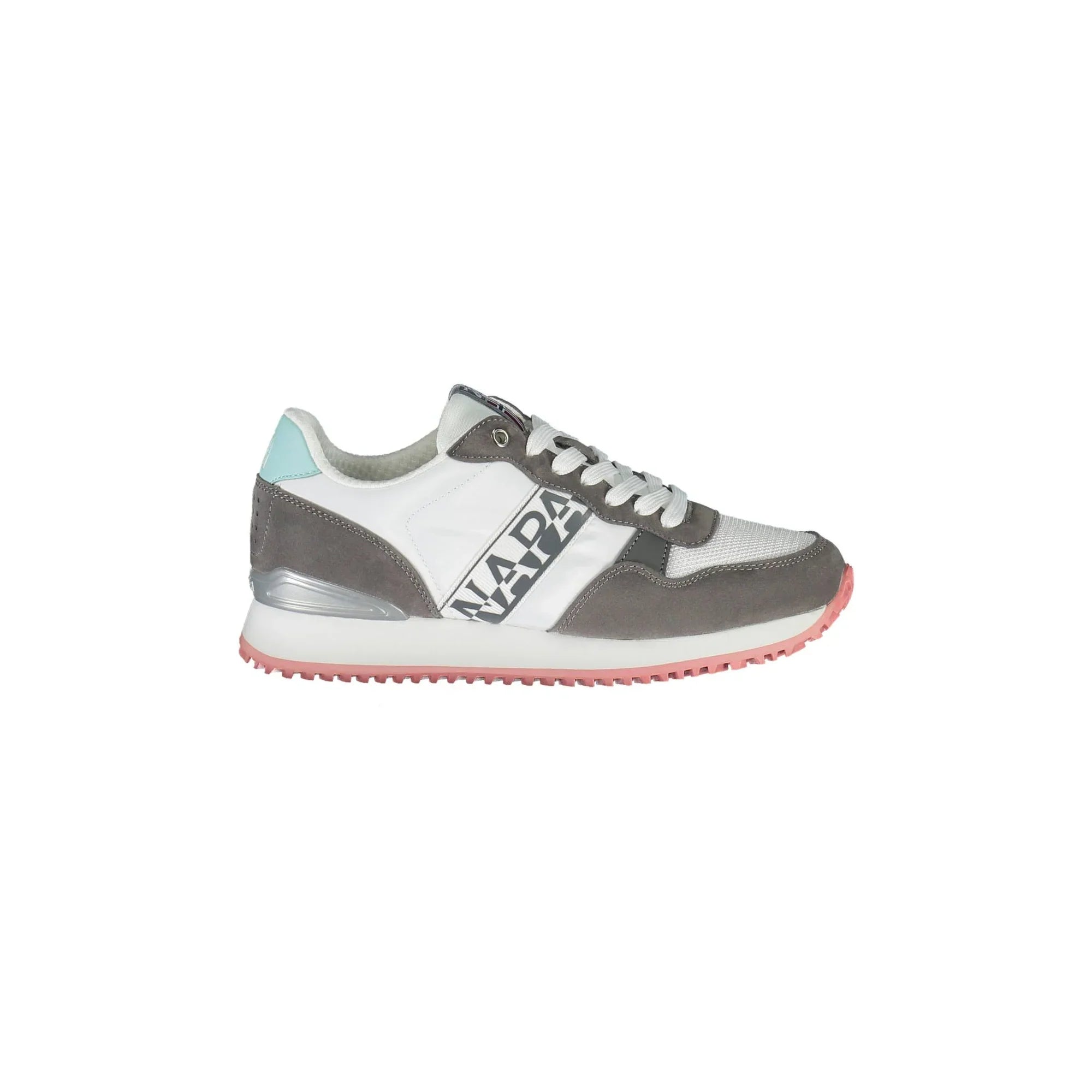 NAPAPIJRI SHOES Women's White Athletic Shoes with Double Laces