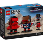 Lego - Brickheadz 40668 Marvel Studios Captain America Red Hulk Figures 242+243