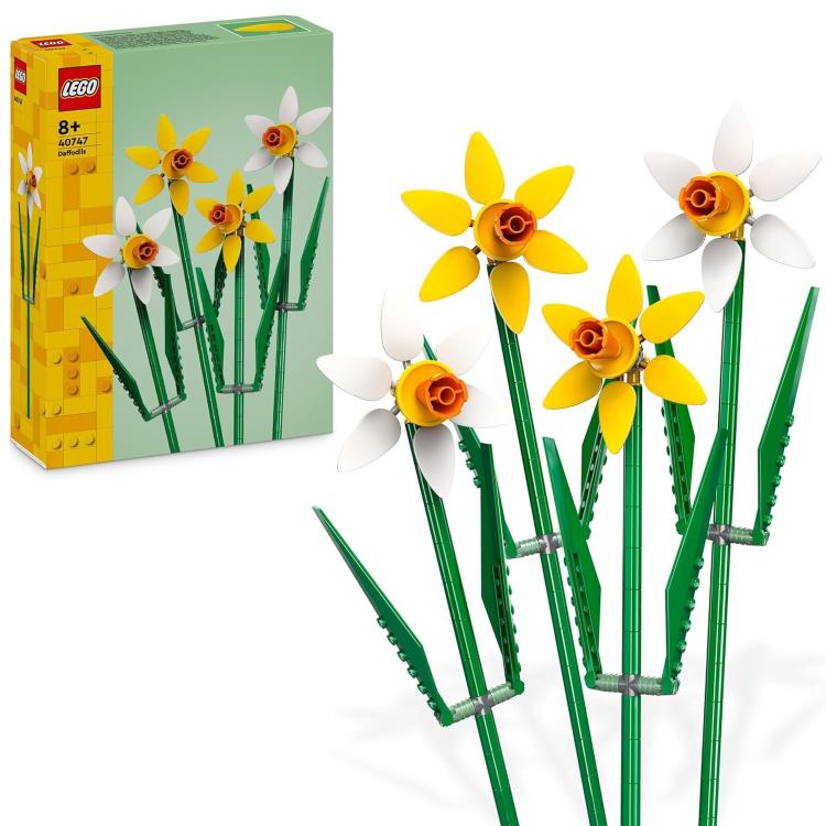 Lego - Creator Daffodils 40747 Bunch of Artificial Flowers Sunflowers Building Set 216 Pieces