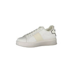 GAELLE PARIS Scarpe Sneakers Uomo Bianche con Dettagli a Contrasto