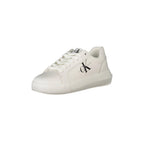 CALVIN KLEIN Scarpe Sneakers Donna Bianche con Dettagli a Contrasto