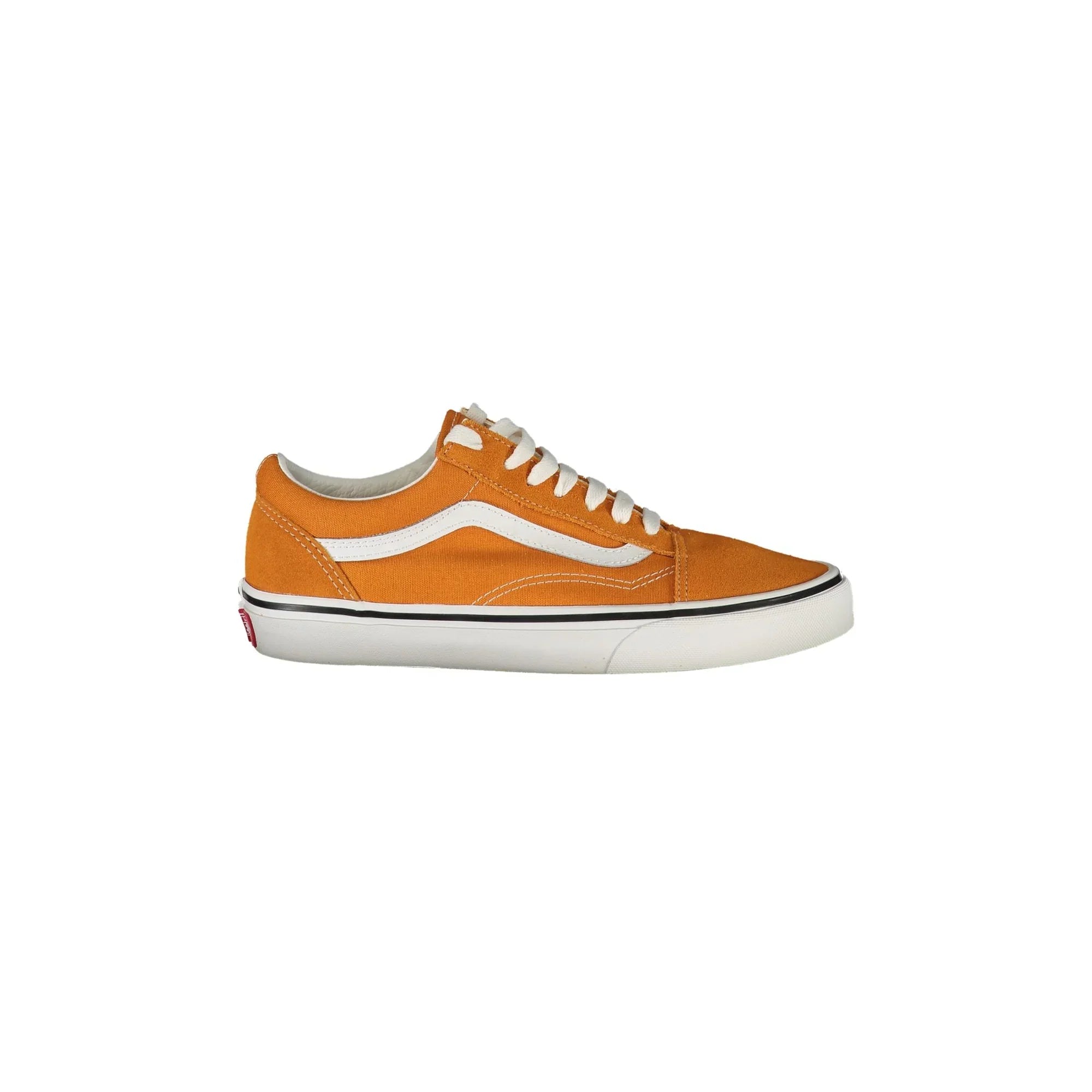 VANS Women's Orange Sneakers with Contrast Details