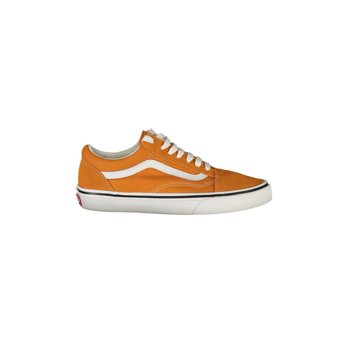 VANS Women's Orange Sneakers with Contrast Details