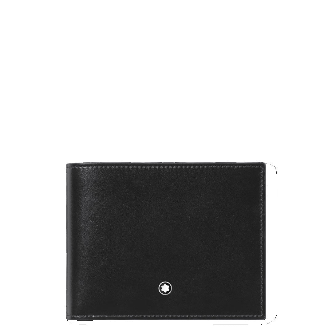 Montblanc Meisterstuck 6-compartment wallet with 2 view pockets black 198314