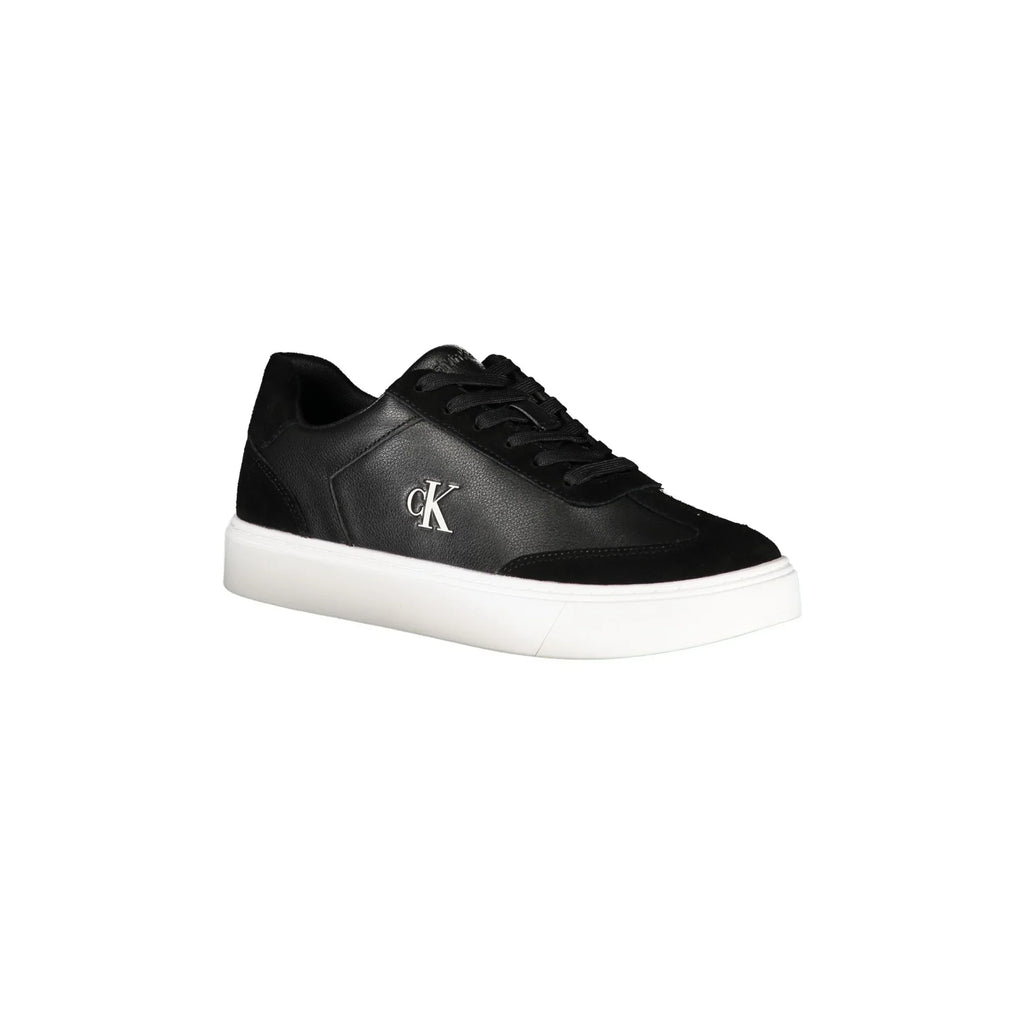 CALVIN KLEIN Sneakers Uomo Nere con Lacci e Dettagli in Nero