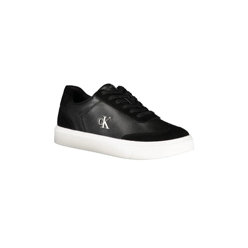 CALVIN KLEIN Sneakers Uomo Nere con Lacci e Dettagli in Nero