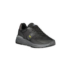 BLAUER Scarpe Sneakers Uomo Nere con Dettagli a Contrasto
