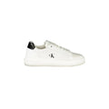 CALVIN KLEIN Scarpe Sneakers Donna Bianche con Dettagli Neri