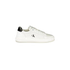CALVIN KLEIN Scarpe Sneakers Donna Bianche con Dettagli Neri