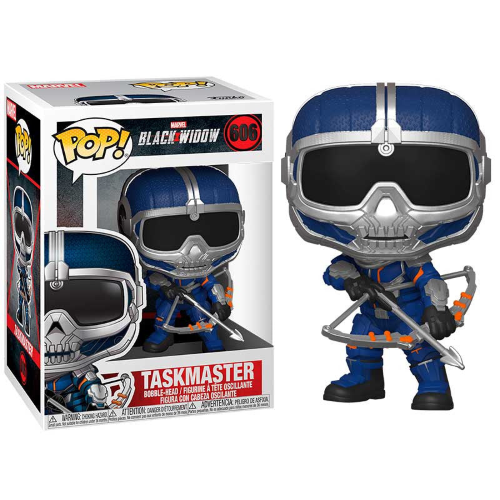 Funko Pop Marvel Black Widow 606 Taskmaster Vinyl Figure Olga Kurylenko Statua