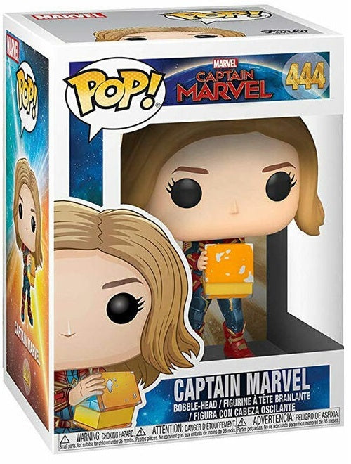 Funko Pop! Marvel Captain Marvel (444) Captain Marvel Vinyl Figure 9Cm Statue