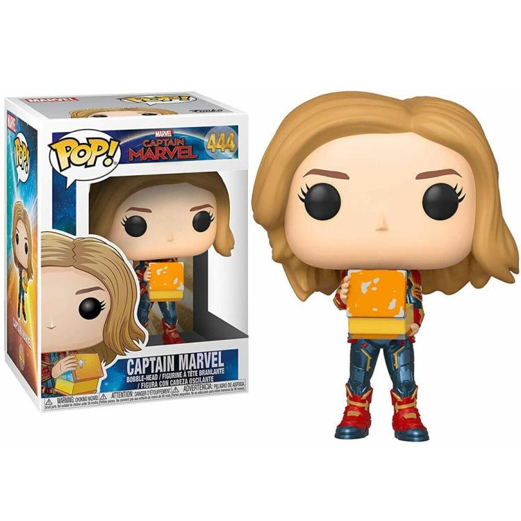 Funko Pop! Marvel Captain Marvel (444) Captain Marvel Vinyl Figure 9Cm Statue