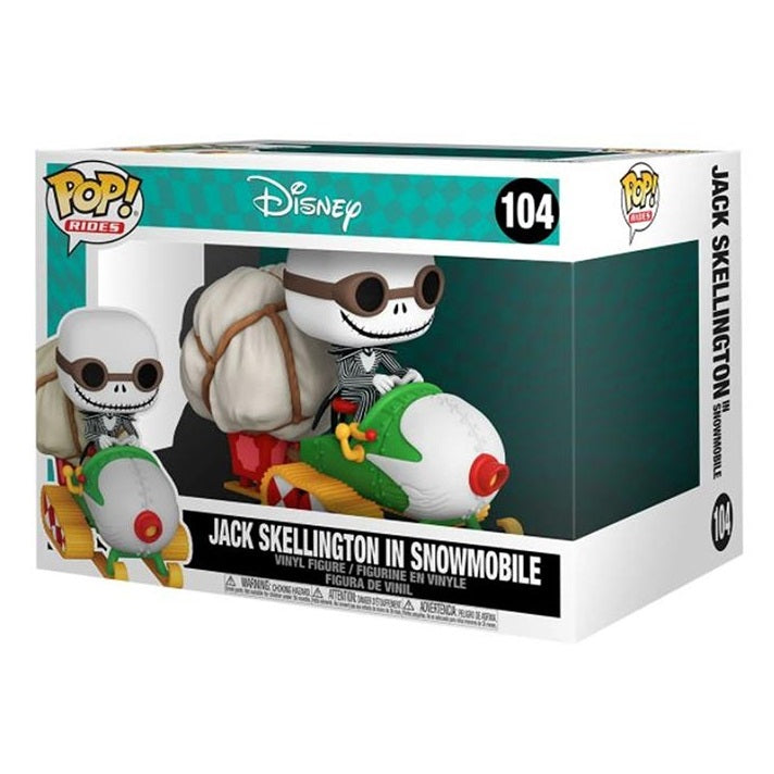 Funko Pop! Disney Nightmare Before Christmas 104 Jack Skellington In Snowmobile