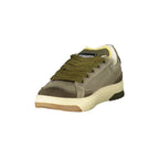 BLAUER Sneakers Uomo Verdi con Lacci e Dettagli a Contrasto