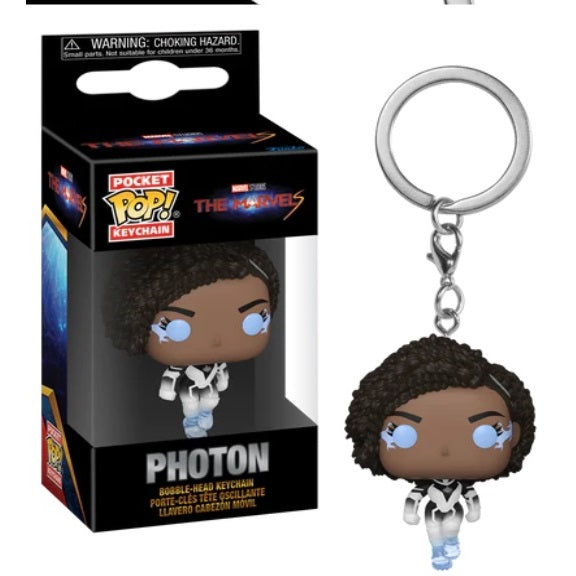 Funko Key! Rocket - The Marvels - Photon Vinyl Figure 4cm Keychain