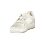 TOMMY HILFIGER Calzatura Sportiva Uomo Bianca con Dettagli Grigio Chiaro