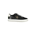 CALVIN KLEIN Scarpe Sneakers Donna Nere con Dettagli a Contrasto