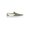VANS Men's White Checkerboard Slip-On Sneakers with Elastic