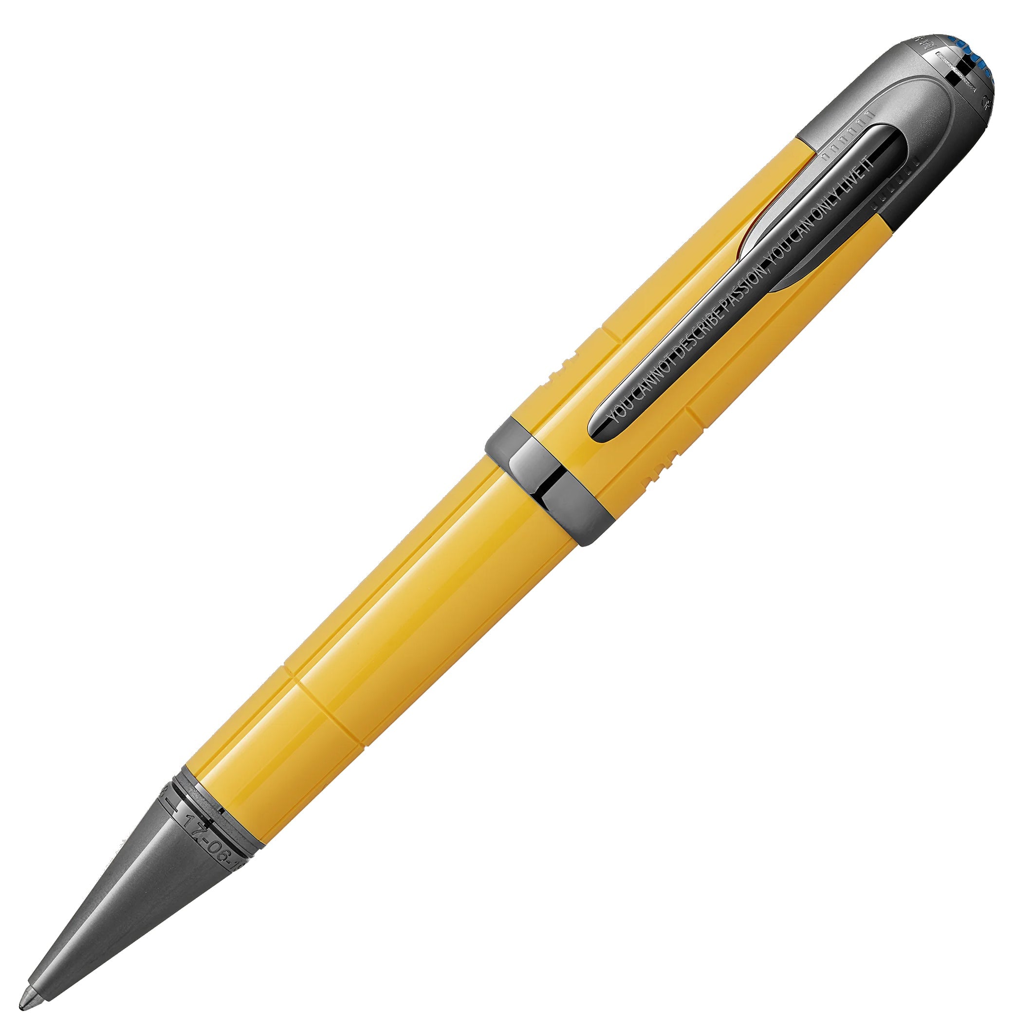Montblanc Great Characters Enzo Ferrari Special Edition Yellow Modena Ballpoint Pen 130663