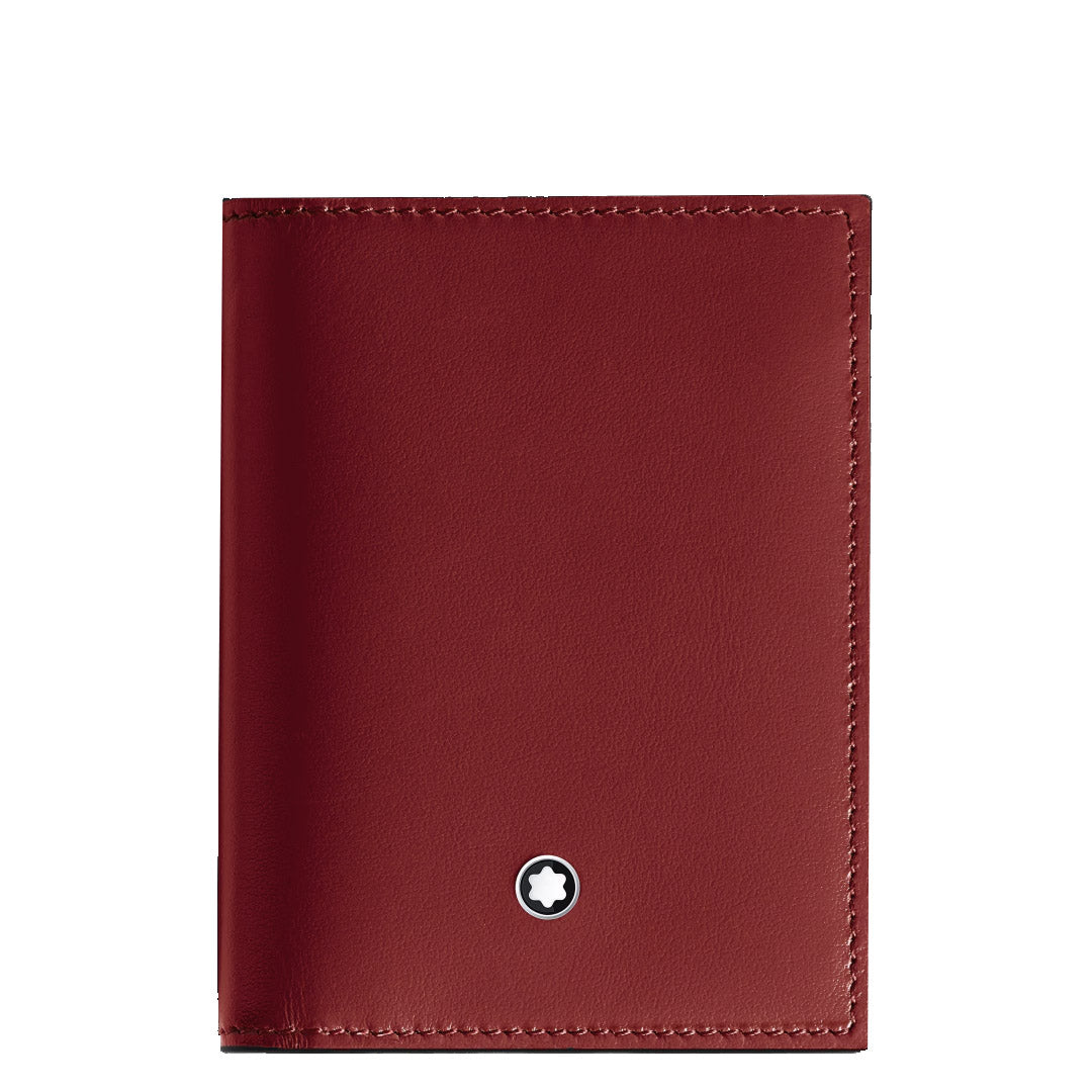 Montblanc 4cc Dark Rust Meisterstück Credit Card Holder 198811