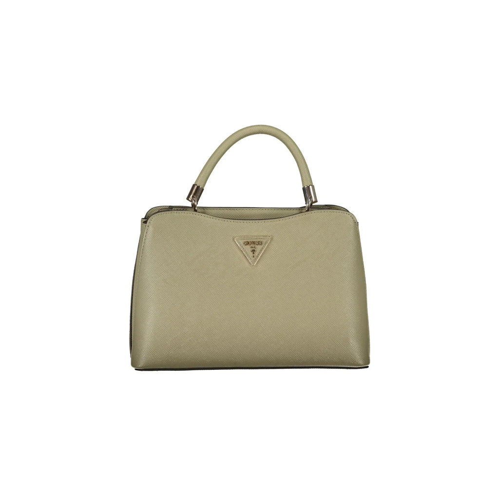 GUESS JEANS Gizele Women's Green Handbag with Removable Shoulder Strap