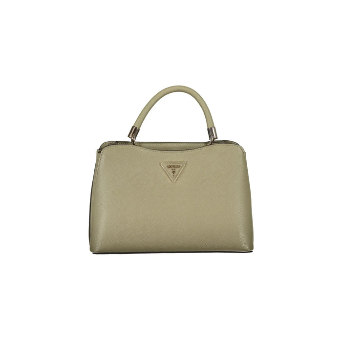 GUESS JEANS Gizele Women's Green Handbag with Removable Shoulder Strap