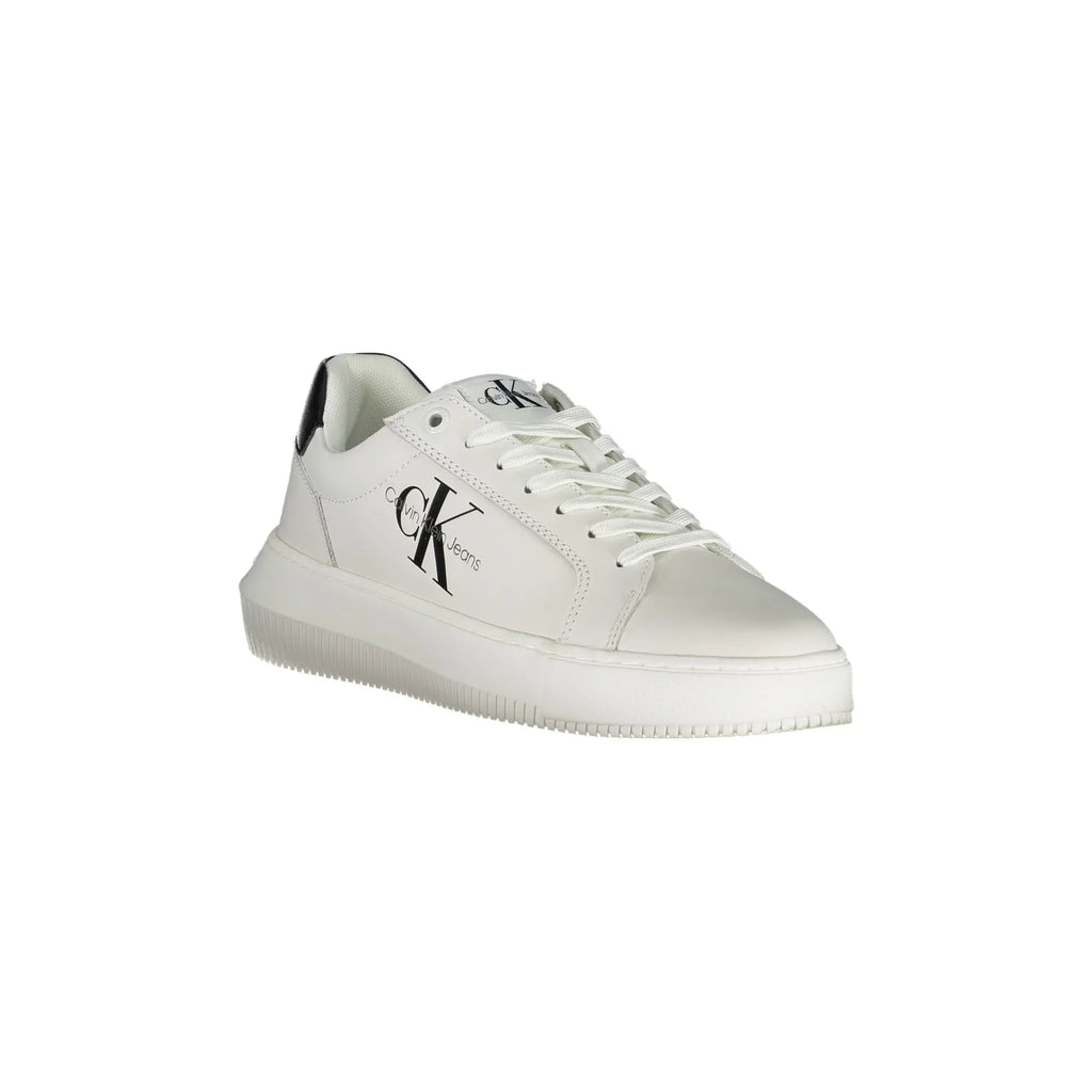 CALVIN KLEIN Calzatura Sportiva Donna Bianca con Dettagli a Contrasto