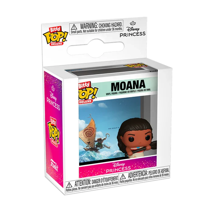 Funko Bitty Pop! Deluxe Disney Princess Moana Vinyl Figure Collectible Statue