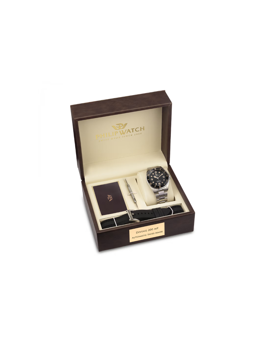 Philip Watch Caribe Diving R8223216008 – Sporty style and diving performance