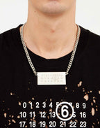 MM6 MAISON MARGIELA Collana in Palladio Burattato