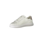 CALVIN KLEIN Scarpe Sneakers Donna Bianche con Dettagli a Contrasto