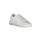 CALVIN KLEIN Calzature Sportive Donna Bianche con Dettagli Rosa