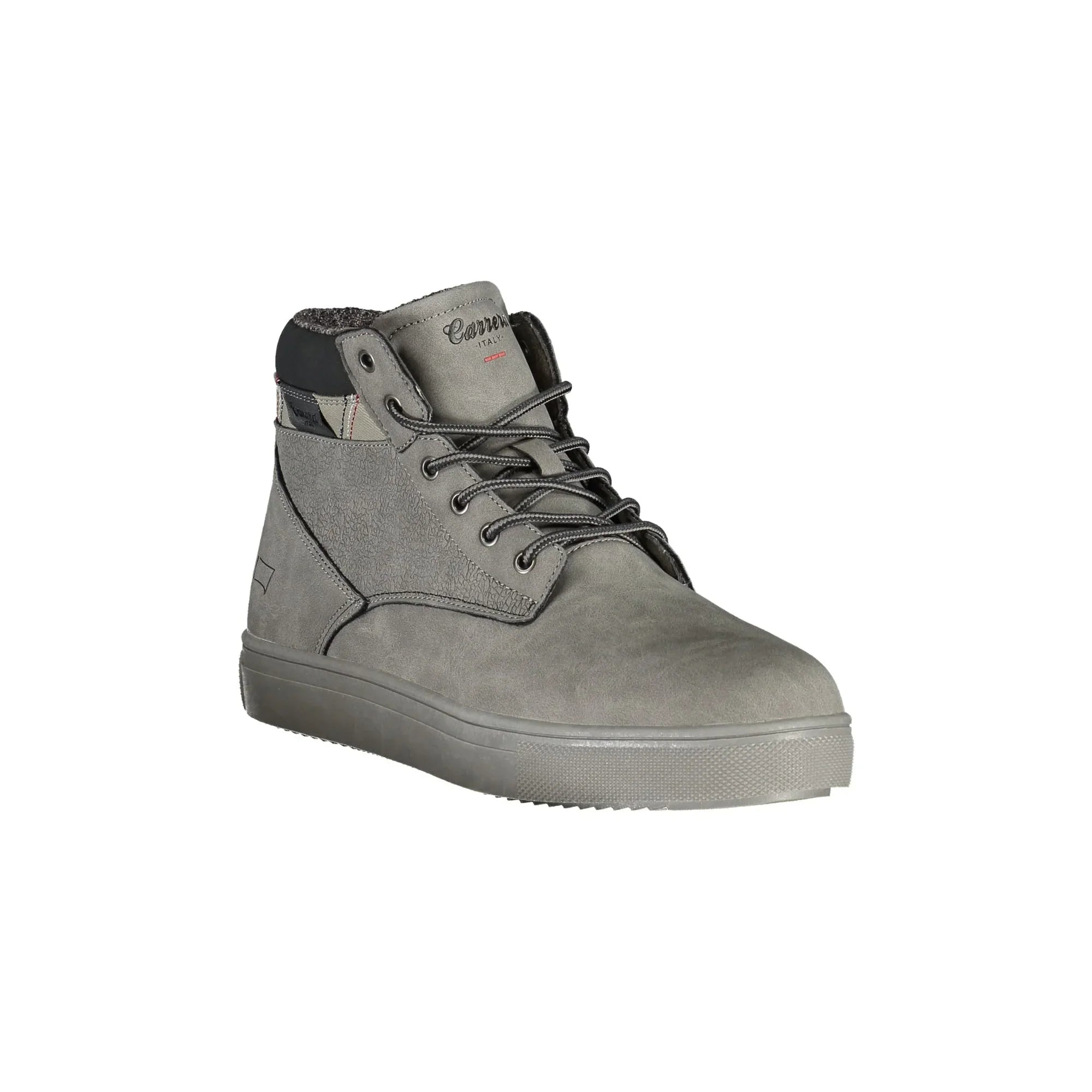 CARRERA Stivaletti Uomo Grigi con Lacci e Dettagli a Contrasto