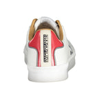NAPAPIJRI SHOES Scarpe Sneakers Uomo Bianche con Dettagli a Contrasto