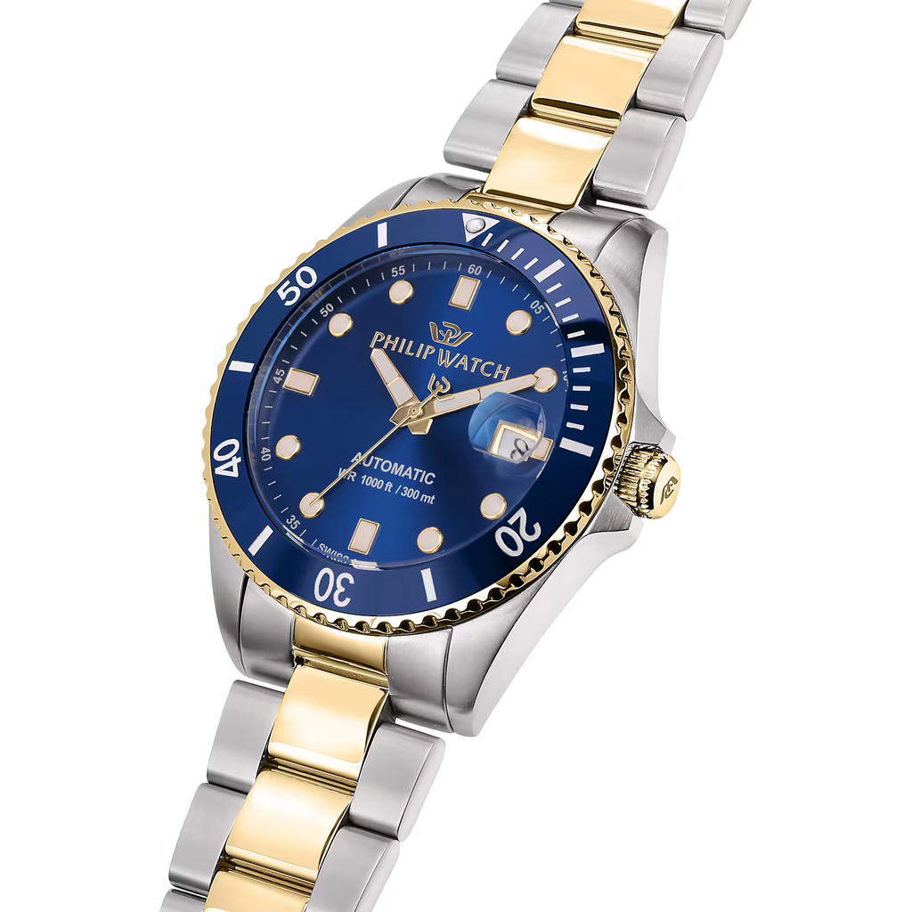 Philip Watch Caribe Diving R82 blue two-tone